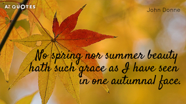 John Donne quote: No spring nor summer beauty hath such grace as I have seen in...