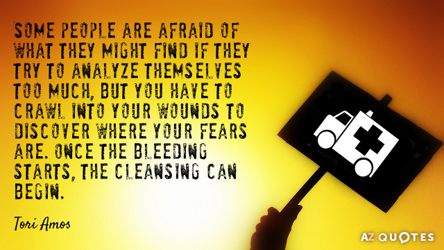Tori Amos quote: Some people are afraid of what they might find if they try to...