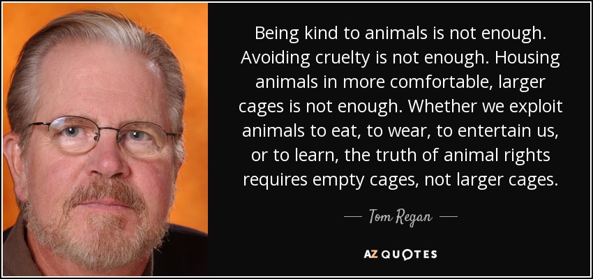 tom regan animal rights