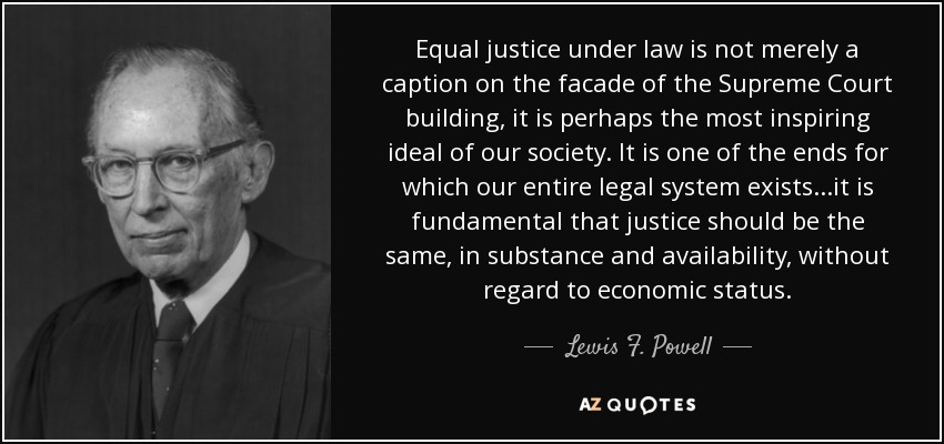 TOP 5 QUOTES BY LEWIS F. POWELL, JR. | A-Z Quotes