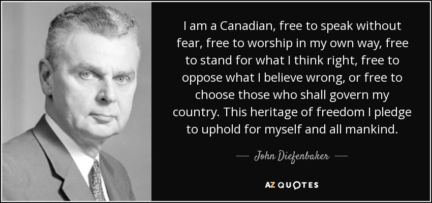 TOP 24 QUOTES BY JOHN DIEFENBAKER | A-Z Quotes