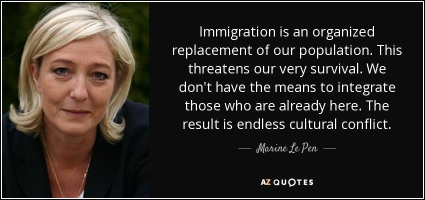 Image result for marine le pen quotes