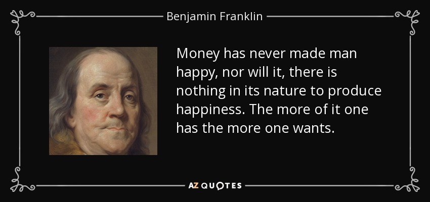 Can Money Make a Man Happy? Essay Sample