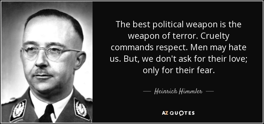Image result for himmler quotes
