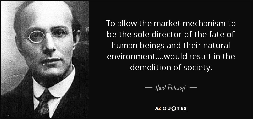 Image result for Karl Polanyi