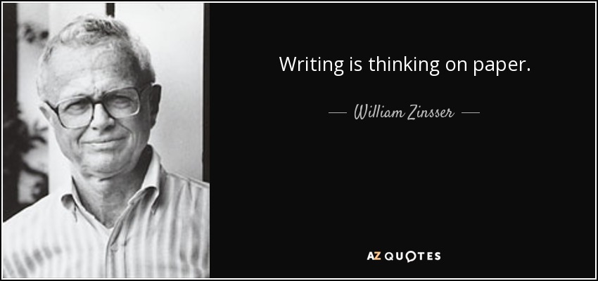 Writers quotes about writing and thinking