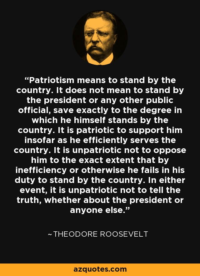 Image result for patriotism means to stand by the country