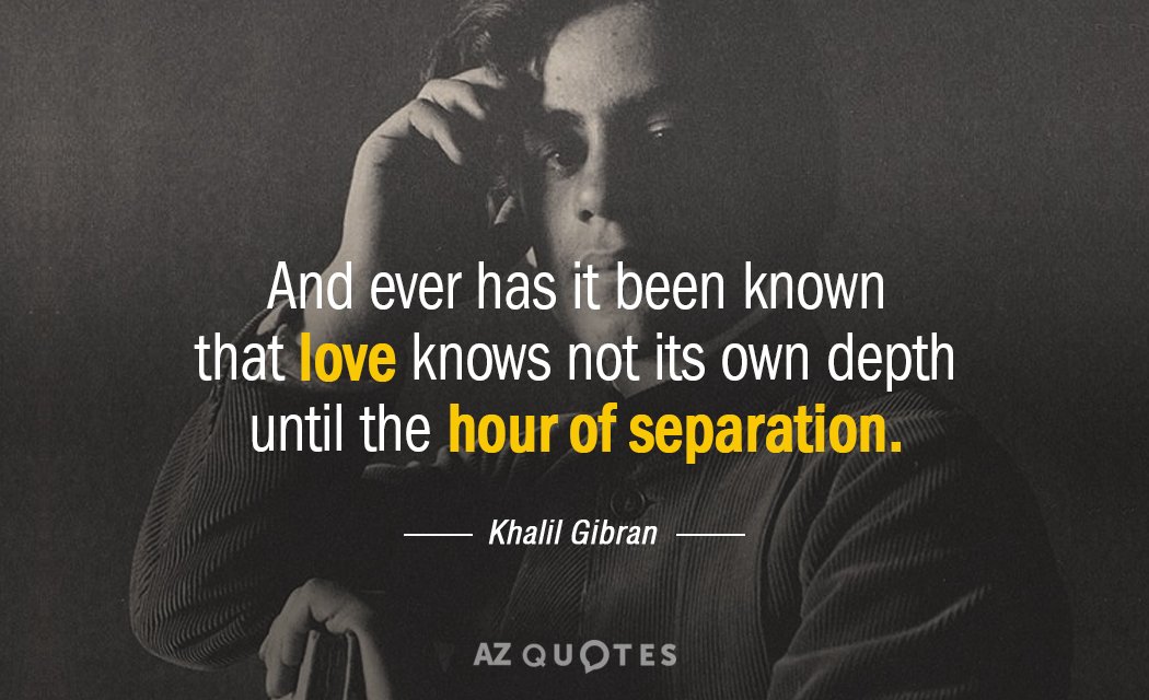 Khalil Gi N Quote And Ever Has It Been Known That Love Knows Not Its Own
