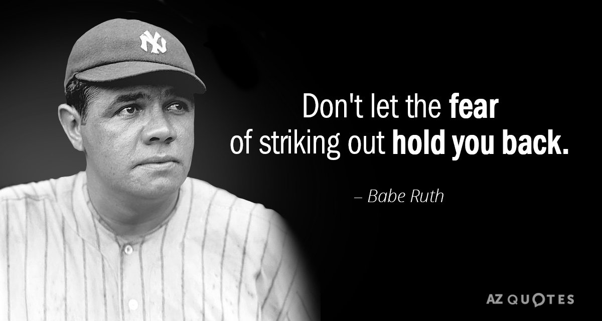 TOP 25 BABE RUTH QUOTES ON BASEBALL & SPORTS | A-Z Quotes
