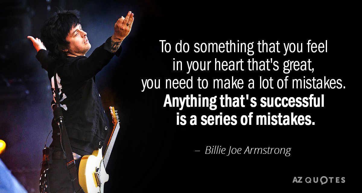 Billie Joe Armstrong quote: To do something that you feel in your heart that's great, you...