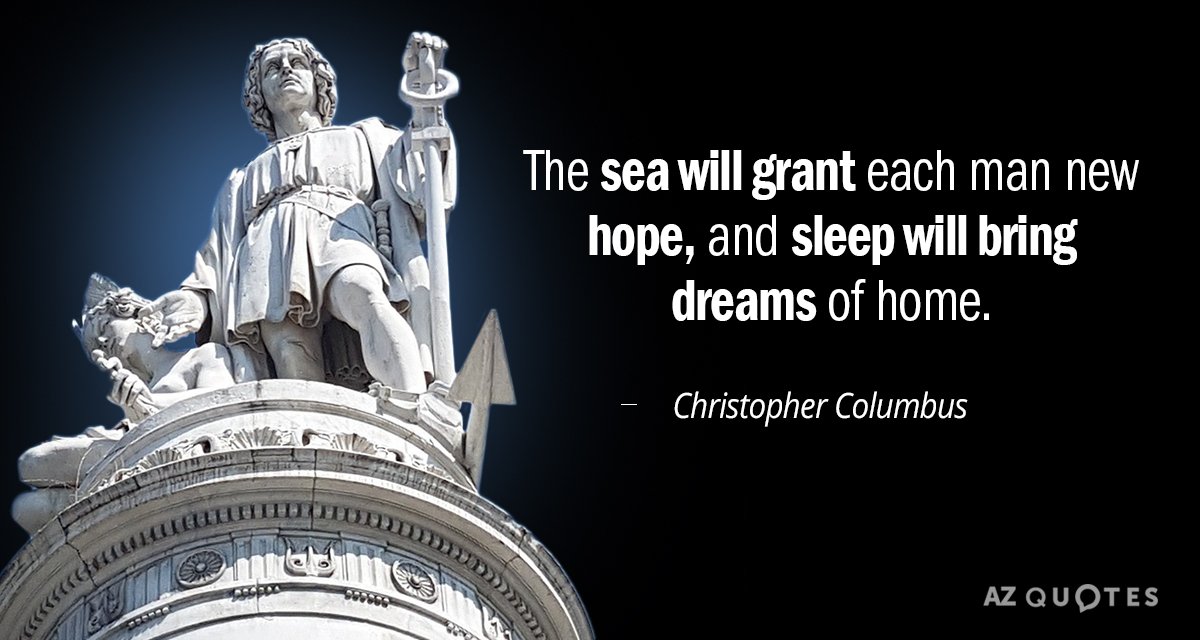 Larry Ferguson quote: The sea will grant each man new hope, and sleep will bring dreams...