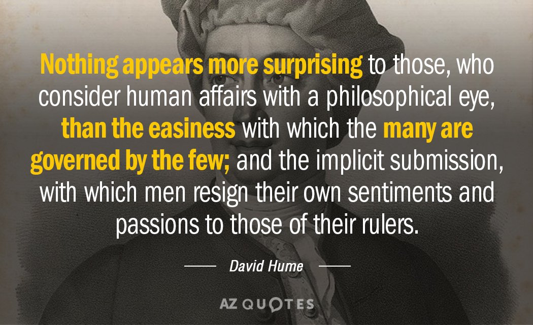 David Hume quote: Nothing appears more surprising to those, who consider human affairs with a philosophical...