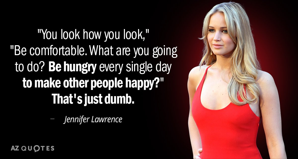 Jennifer Lawrence quote: 