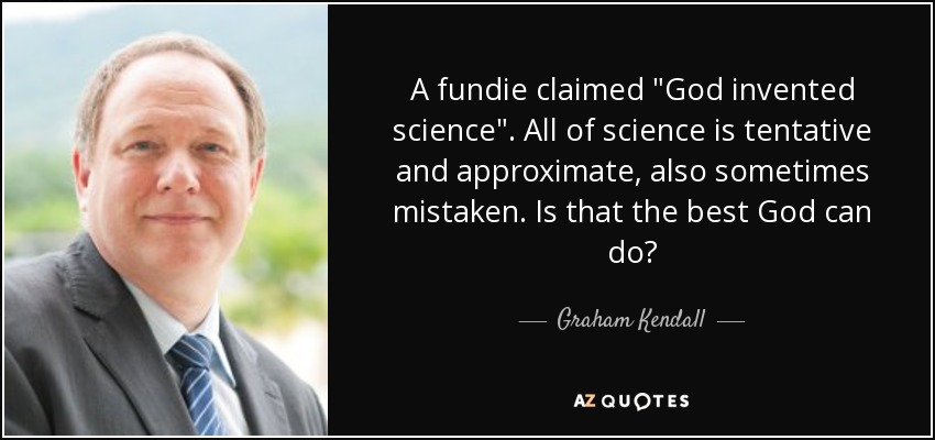 A fundie claimed 