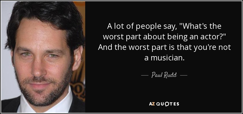 A lot of people say, 