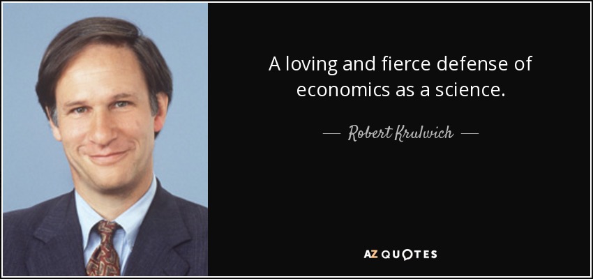 A loving and fierce defense of economics as a science. - Robert Krulwich