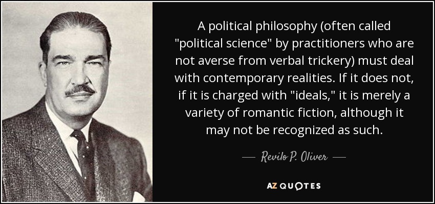 A political philosophy (often called 