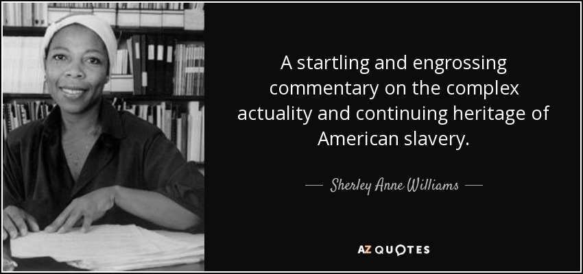 A startling and engrossing commentary on the complex actuality and continuing heritage of American slavery. - Sherley Anne Williams