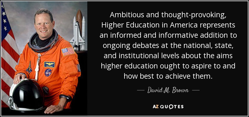 Ambitious and thought-provoking, Higher Education in America represents an informed and informative addition to ongoing debates at the national, state, and institutional levels about the aims higher education ought to aspire to and how best to achieve them. - David M. Brown