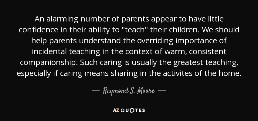 An alarming number of parents appear to have little confidence in their ability to 