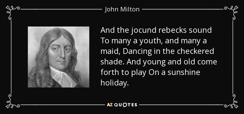 John Milton Quote.