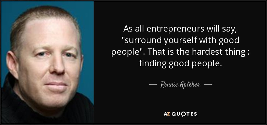As all entrepreneurs will say, 