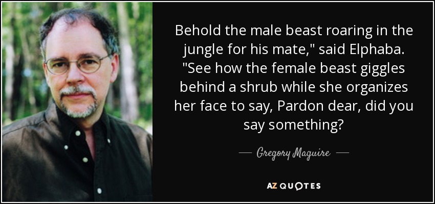 Behold the male beast roaring in the jungle for his mate,