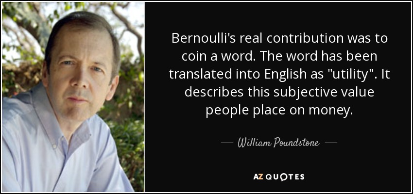 Bernoulli's real contribution was to coin a word. The word has been translated into English as 