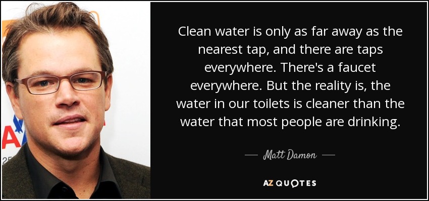 Water crisis quotes