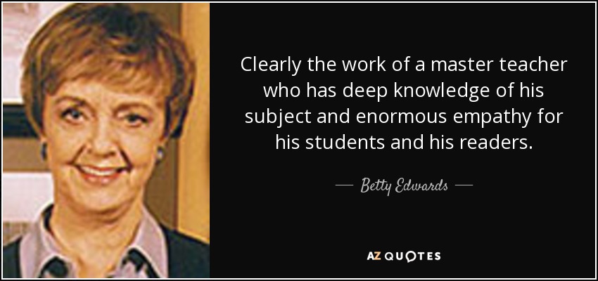 Clearly the work of a master teacher who has deep knowledge of his subject and enormous empathy for his students and his readers. - Betty Edwards