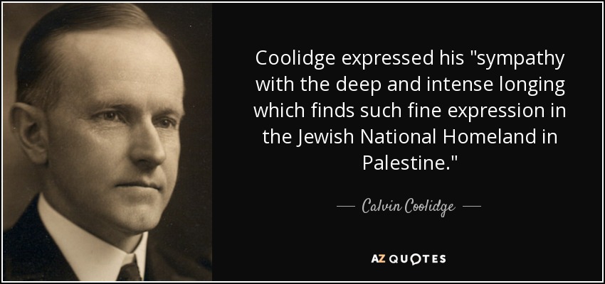 Coolidge expressed his 