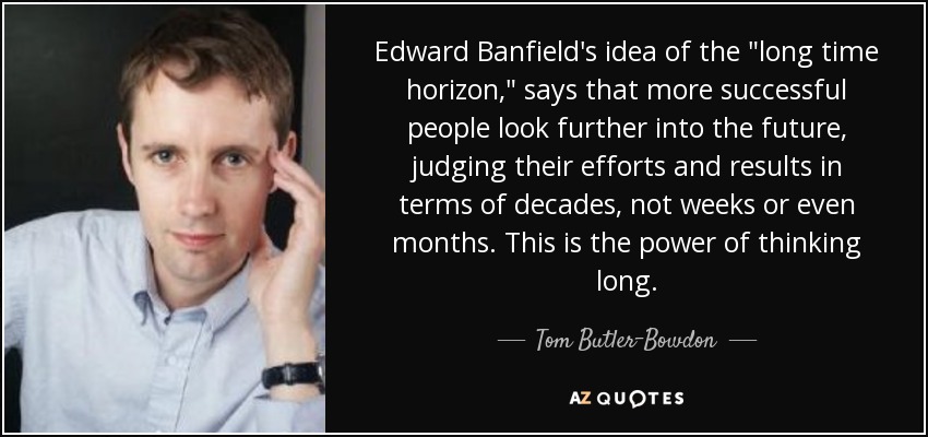 Edward Banfield's idea of the 
