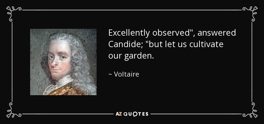 candide cultivate our garden