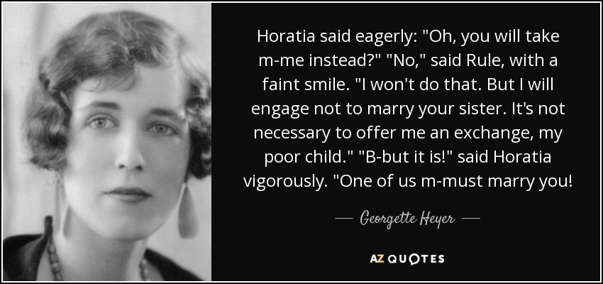 Horatia said eagerly: 