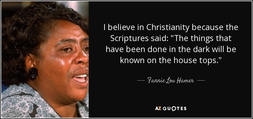 I believe in Christianity because the Scriptures said: 