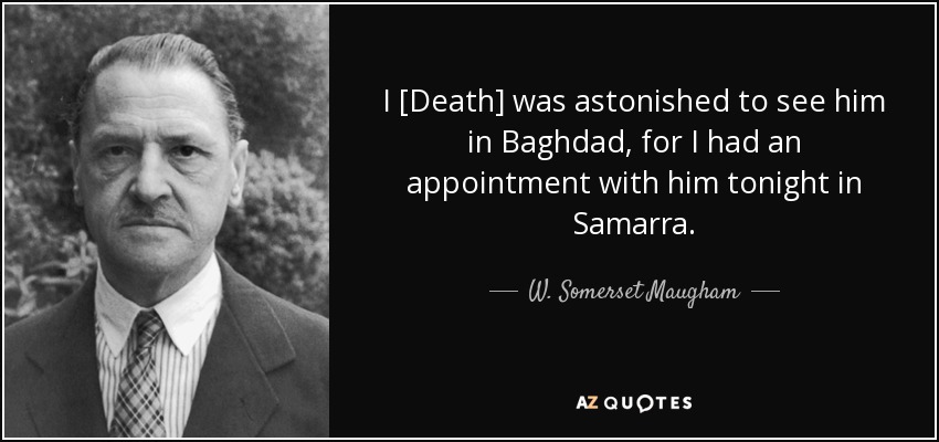 appointment in samarra maugham