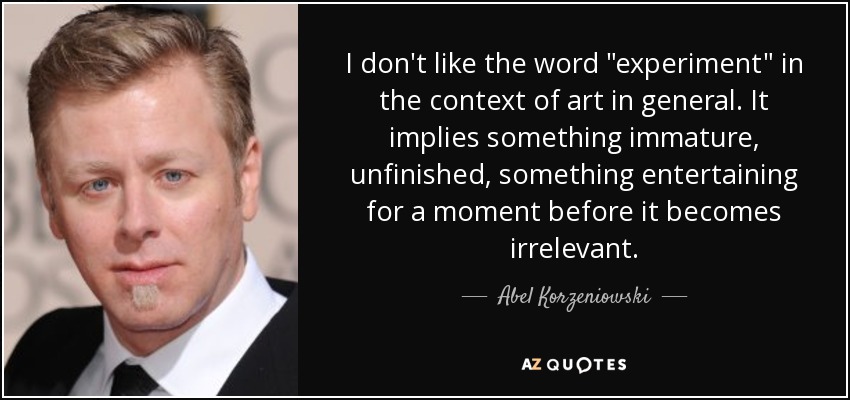 I don't like the word 