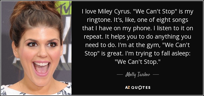 I love Miley Cyrus. 
