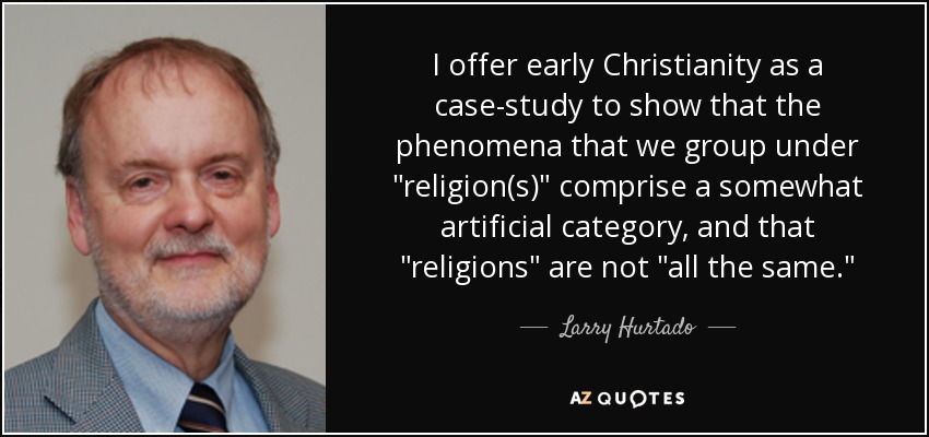 I offer early Christianity as a case-study to show that the phenomena that we group under 