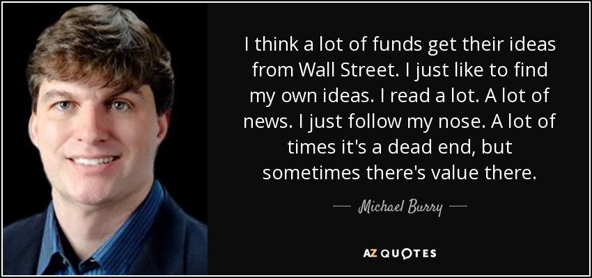 Value investing blog michael burry interview 4 hour forex strategy