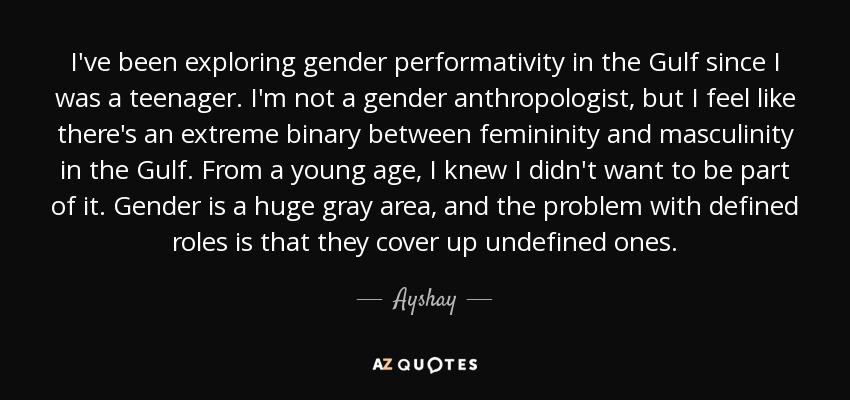 gender performativity