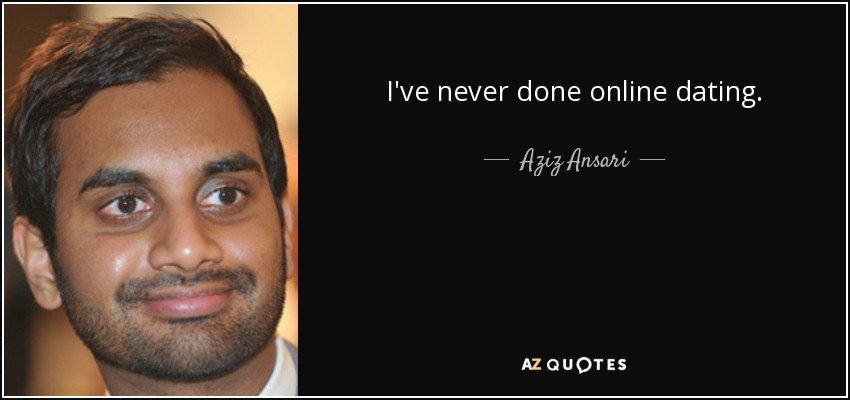 Aziz ansari dating online