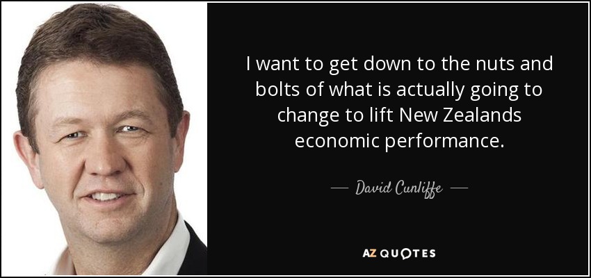 I want to get down to the nuts and bolts of what is actually going to change to lift New Zealands economic performance. - David Cunliffe
