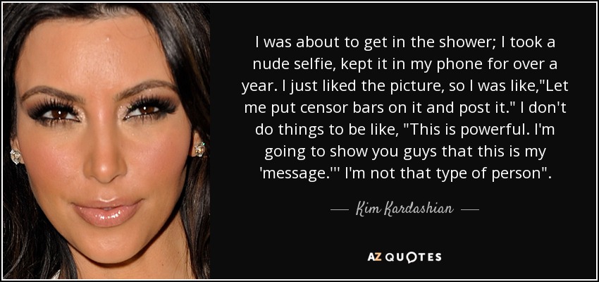 Kim kardashian nude shower