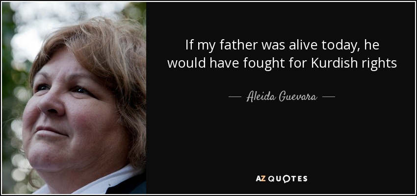 If my father was alive today, he would have fought for Kurdish rights - Aleida Guevara
