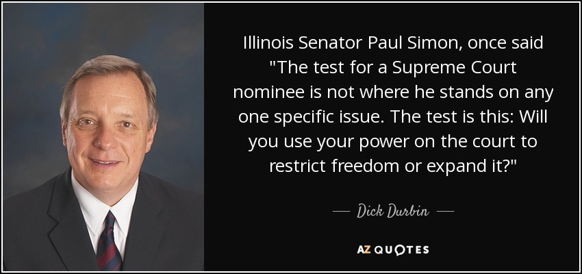 Illinois Senator Paul Simon, once said 