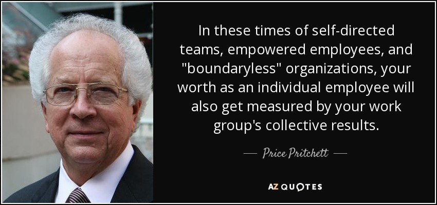 In these times of self-directed teams, empowered employees, and 