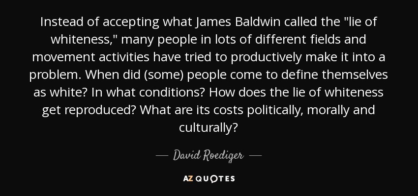 Instead of accepting what James Baldwin called the 