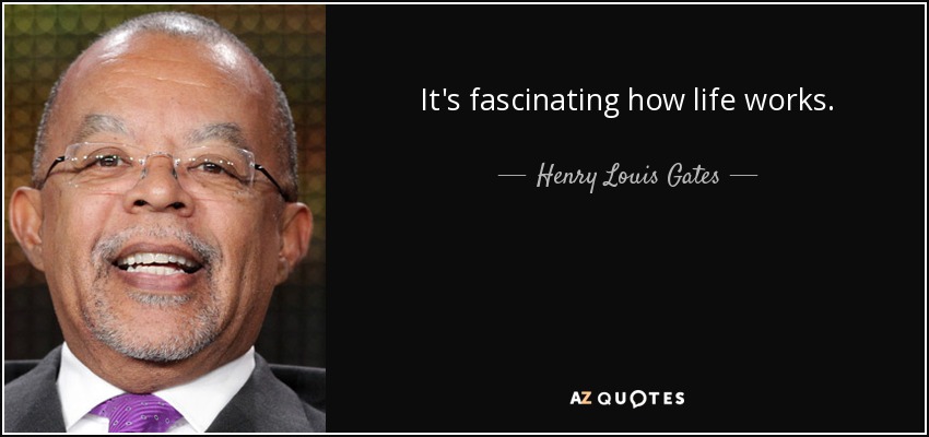 It's fascinating how life works. - Henry Louis Gates