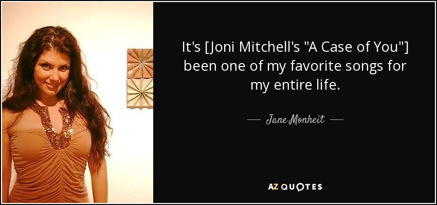 It's [Joni Mitchell's 